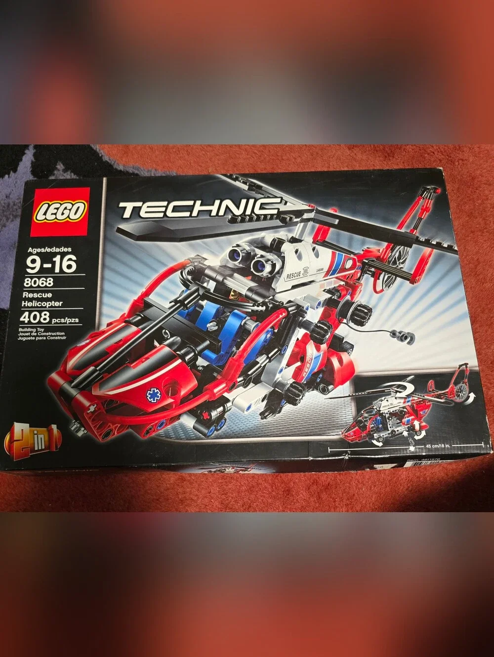 Lego 8068. New TECHNIC Rescue Helecopter